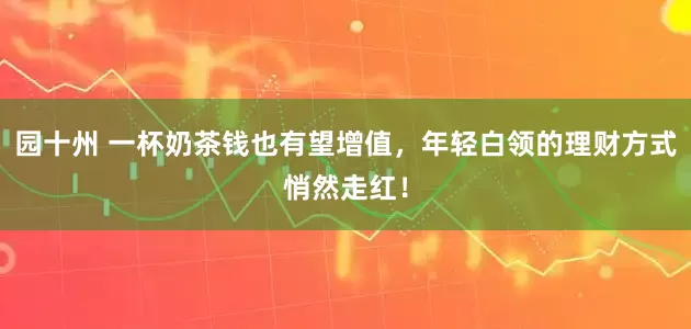 园十州 一杯奶茶钱也有望增值，年轻白领的理财方式悄然走红！
